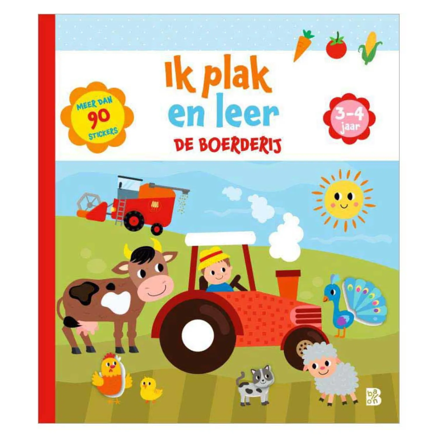 Ik Plak en Leer - Boerderij 3-4 jaar-Standaard Uitgeverij
