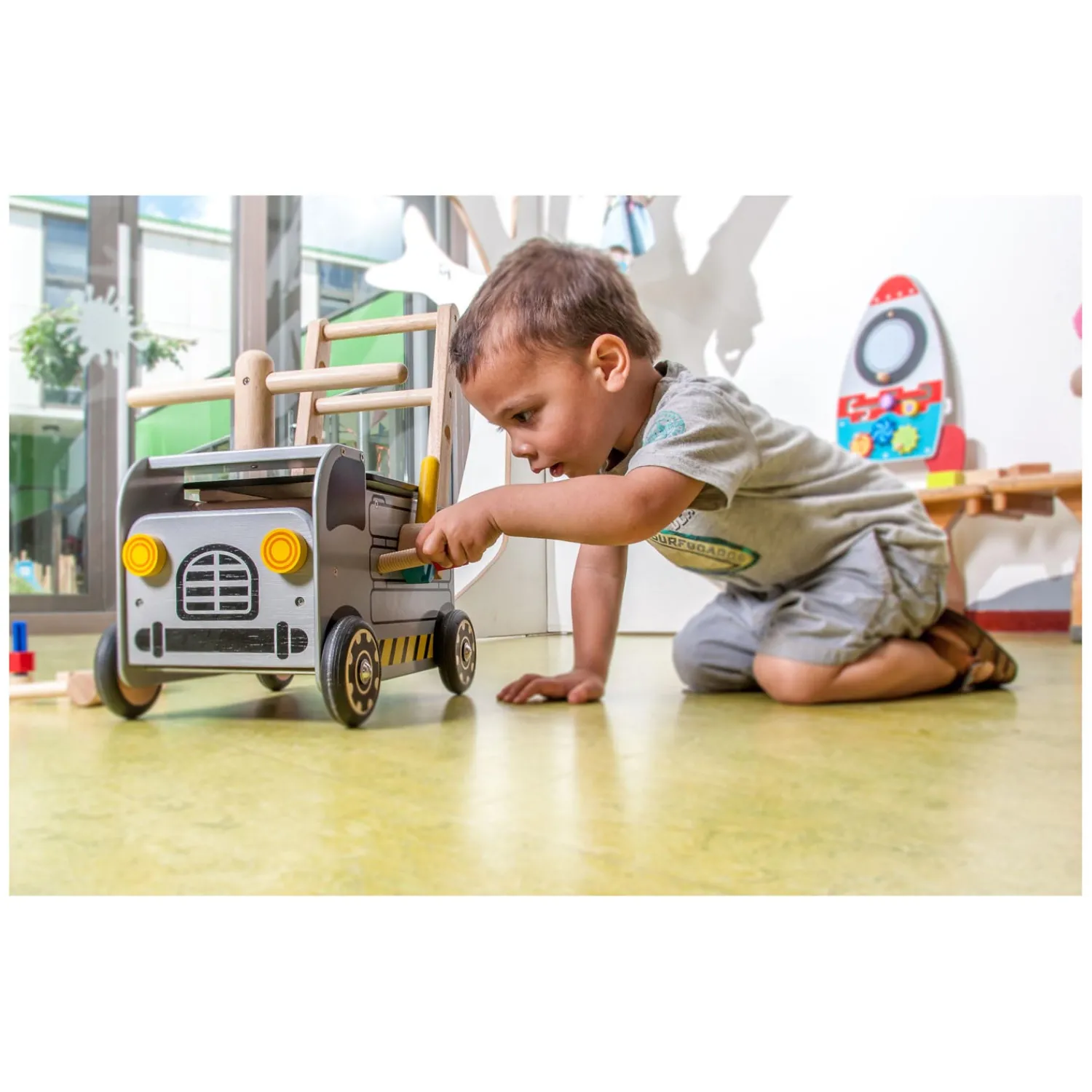 I'm Toy Loop- en Duwwagen Constructie Outlet