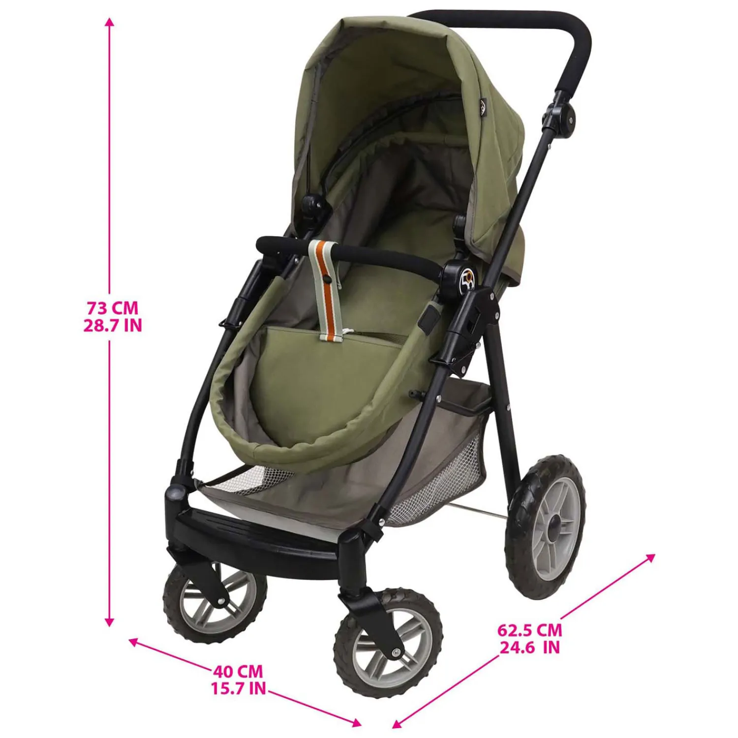 2-in-1 Poppenwagen- Online