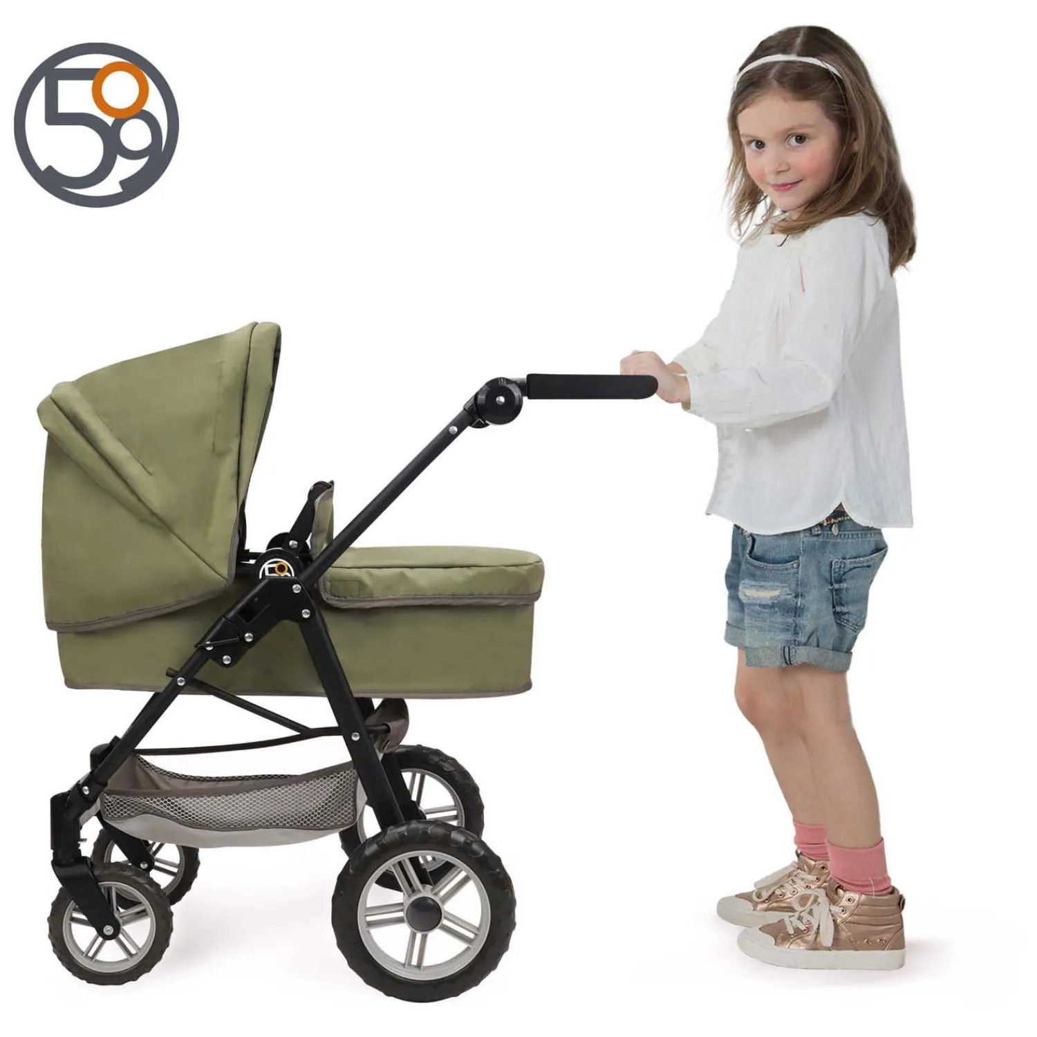 2-in-1 Poppenwagen- Online