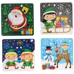 4in1 Puzzel Kerst> Online