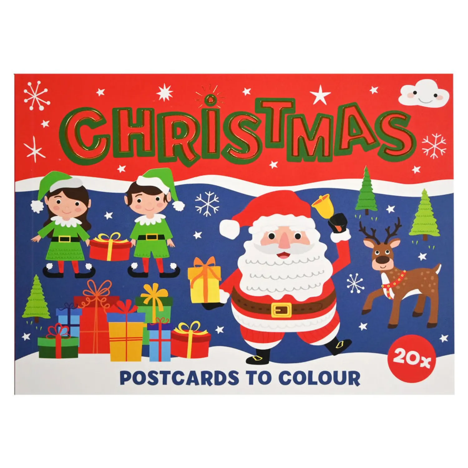 Wins Holland Inkleurbare Kerstkaarten, 20st. Best