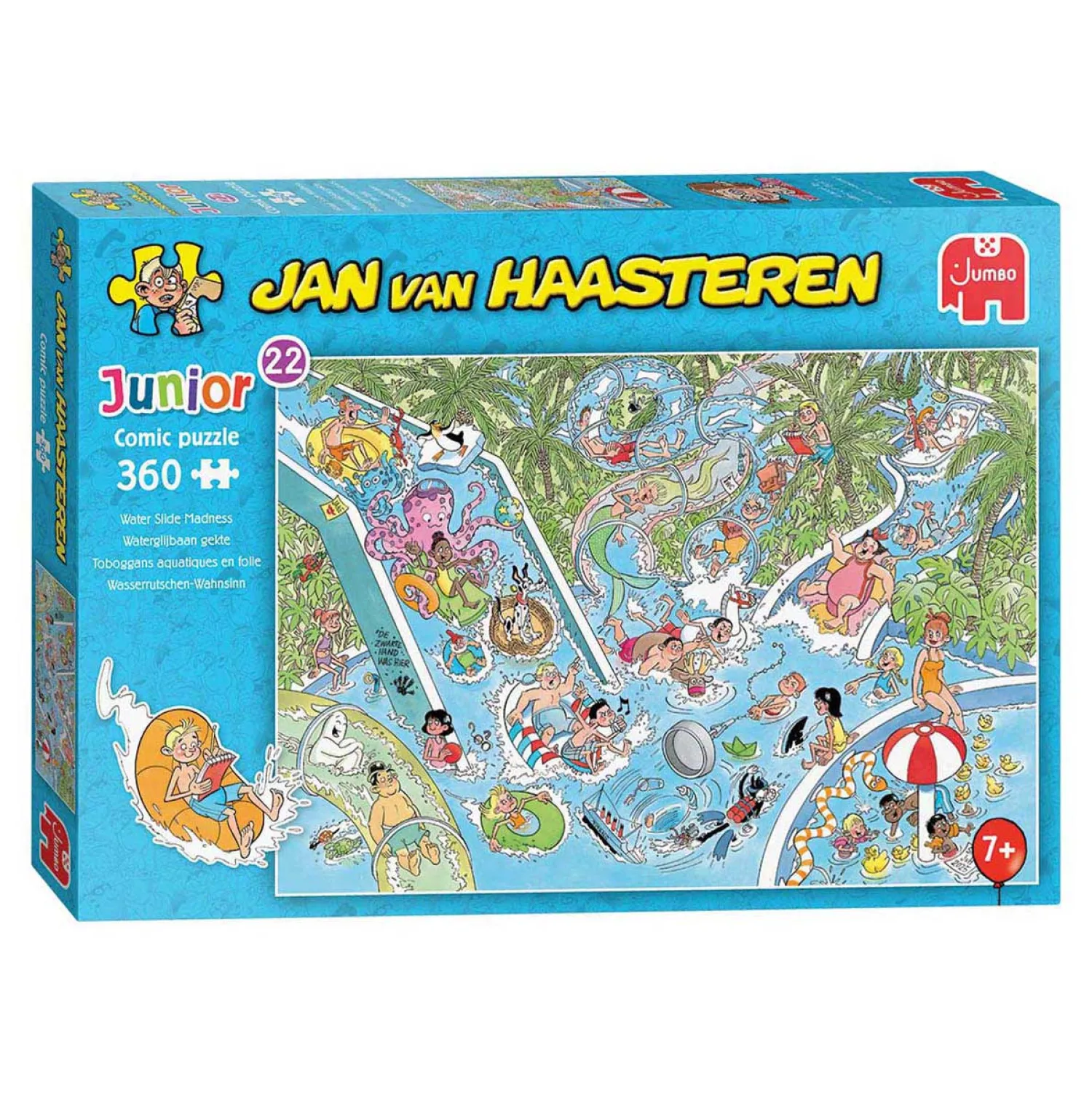 Jumbo Jan van Haasteren Junior 22 Legpuzzel - Waterglijbaan Gekte - 360st. New