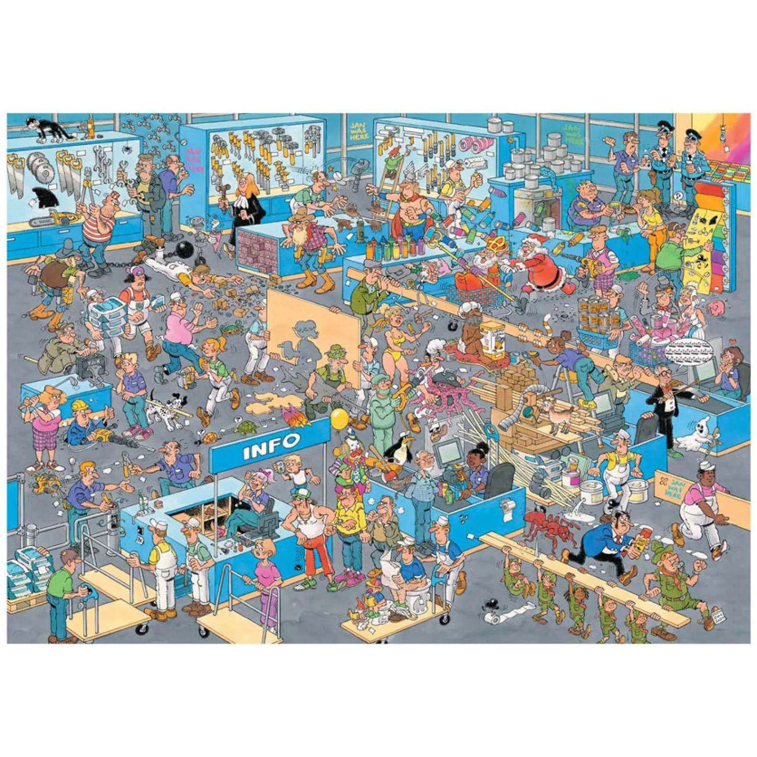 Jan van Haasteren Legpuzzel - De Bouwmarkt en de Verbouwing, 2x1000st. Best