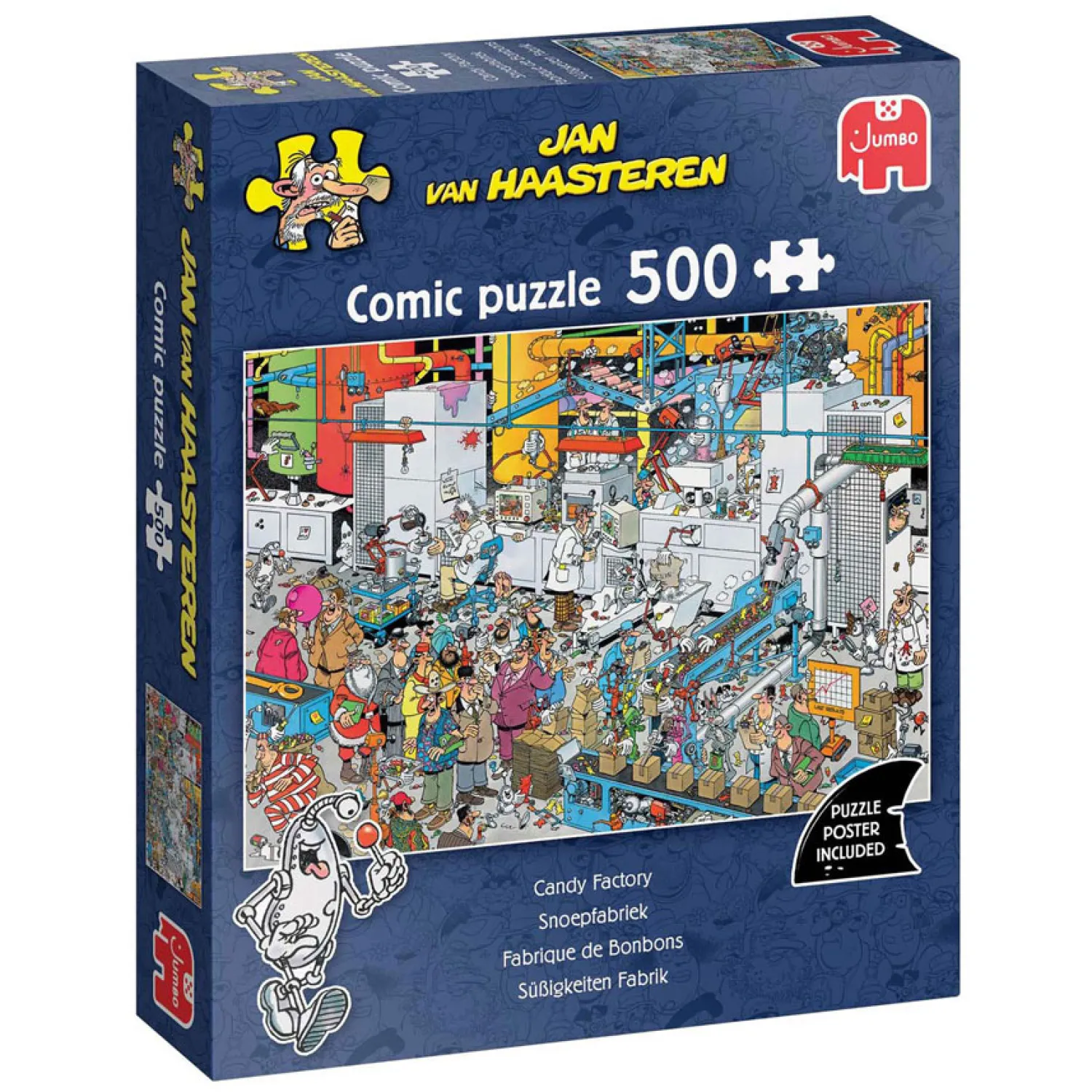 Jumbo Jan van Haasteren Legpuzzel - Snoepfabriek, 500st. Clearance