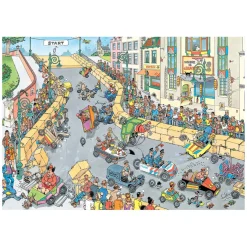 Jan van Haasteren Legpuzzel - De Zeepkistenrace, 1000st.-Jumbo Hot