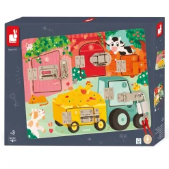 - Activiteitenbord met Sloten en Grendels De Boerderij-Janod