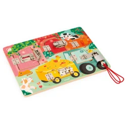 - Activiteitenbord met Sloten en Grendels De Boerderij-Janod