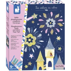Janod Atelier - Glow in the Dark Zand en Glitter Nacht Clearance