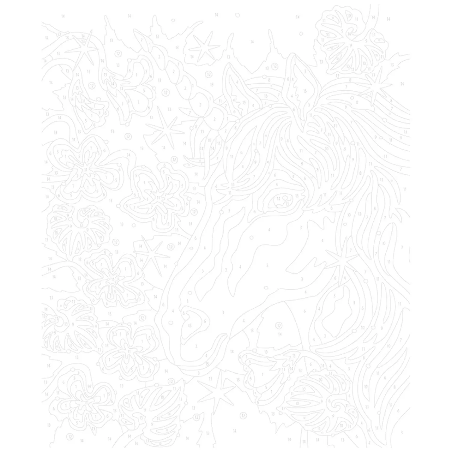 Atelier - Verven op nummer - Eenhoorns-Janod Discount