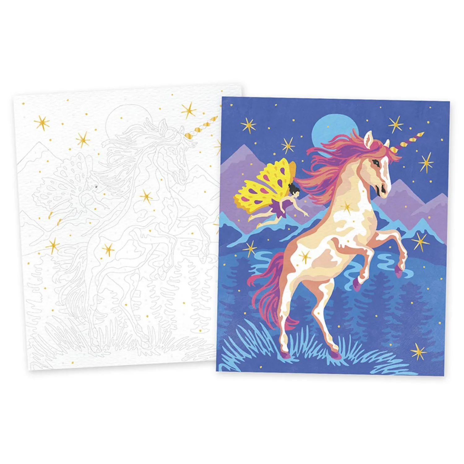 Atelier - Verven op nummer - Eenhoorns-Janod Discount