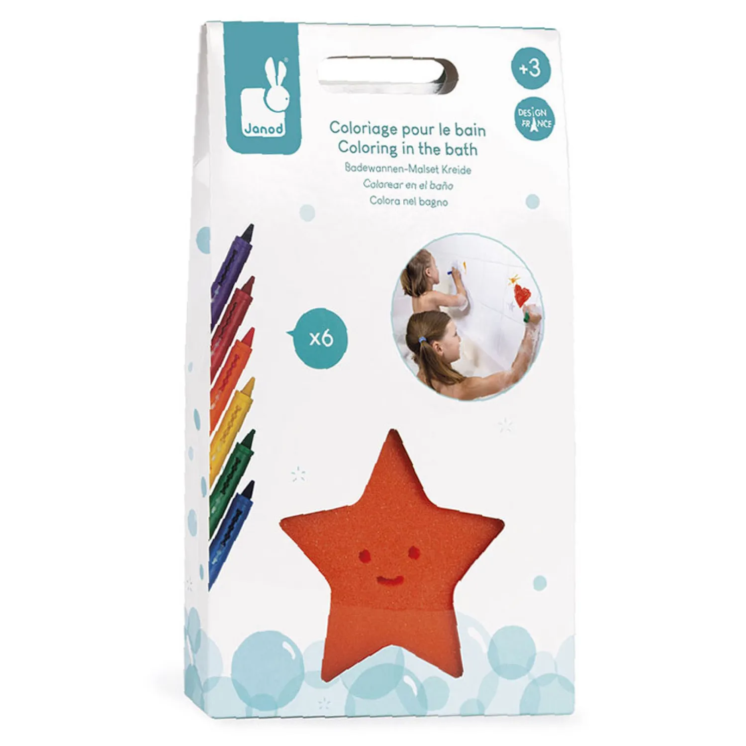 Janod Badspeelgoed - Kleuren in Bad Discount