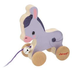 Boerderij - Houten Trekfiguur Ezel><noscript><img width=