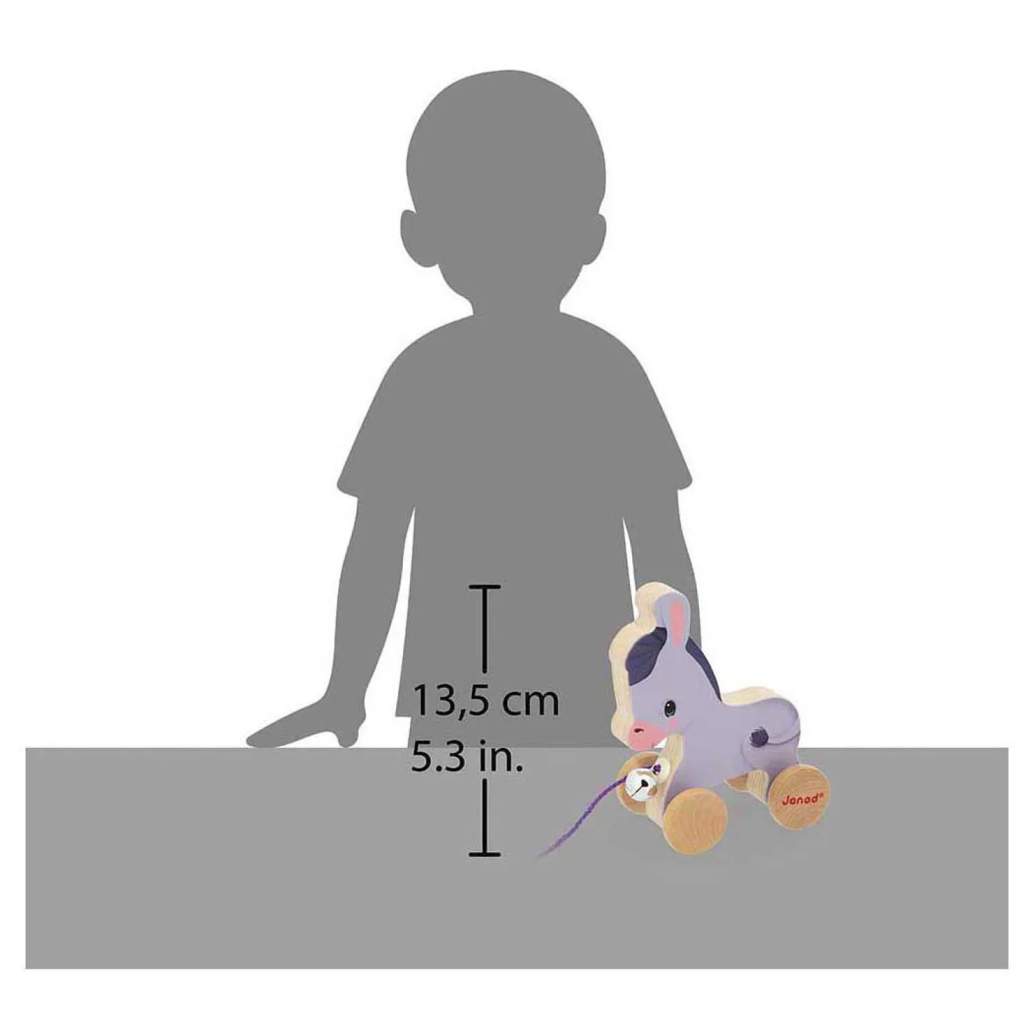 Boerderij - Houten Trekfiguur Ezel>Janod Sale