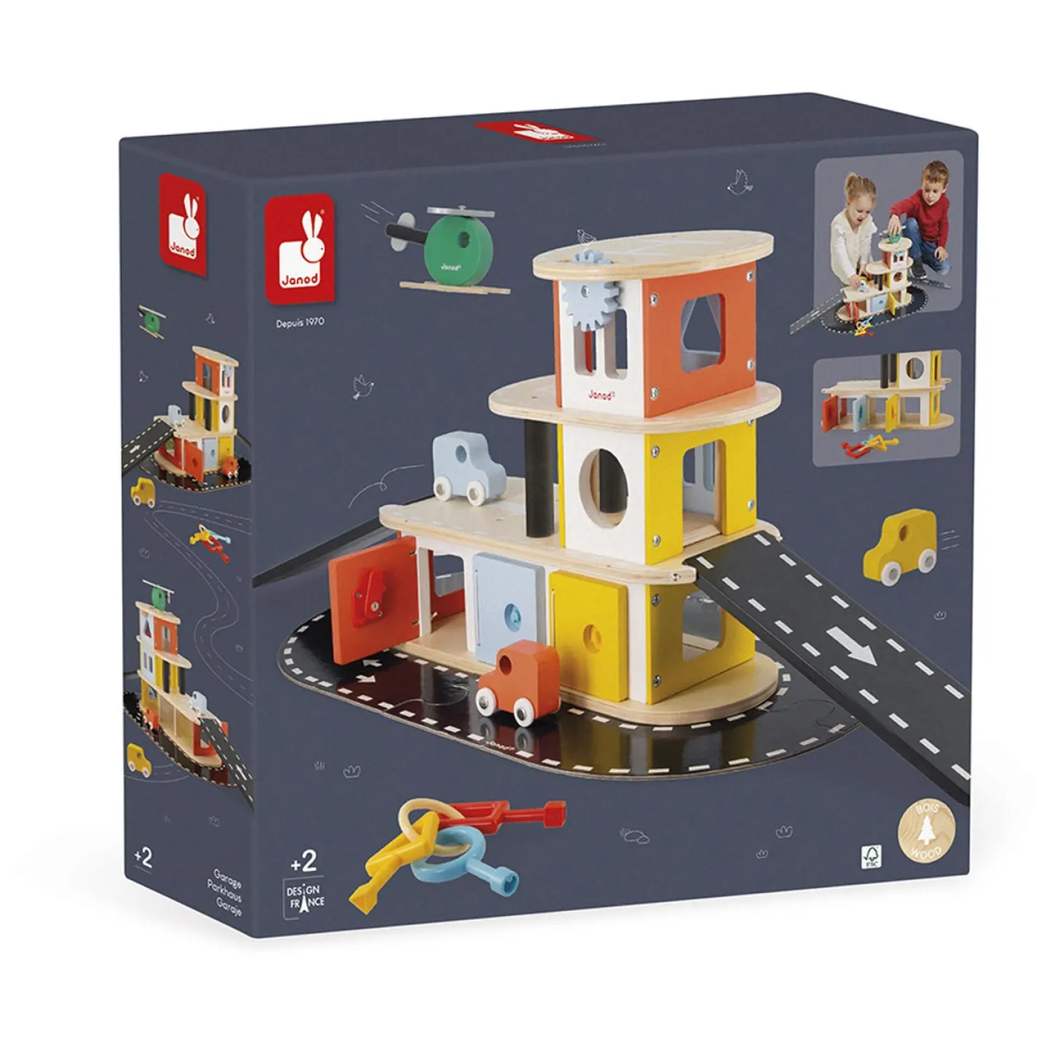 Bolid Houten Garage>Janod Online