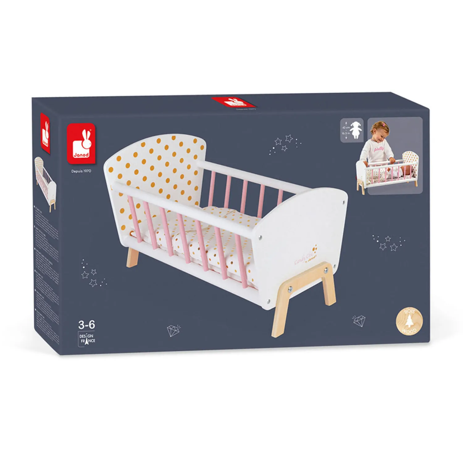 Candy Chic - Poppenbed-Janod Clearance