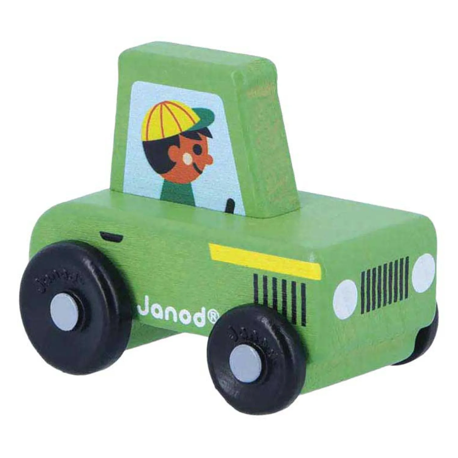 Crossroads - Houten Groene Tractor>Janod Discount