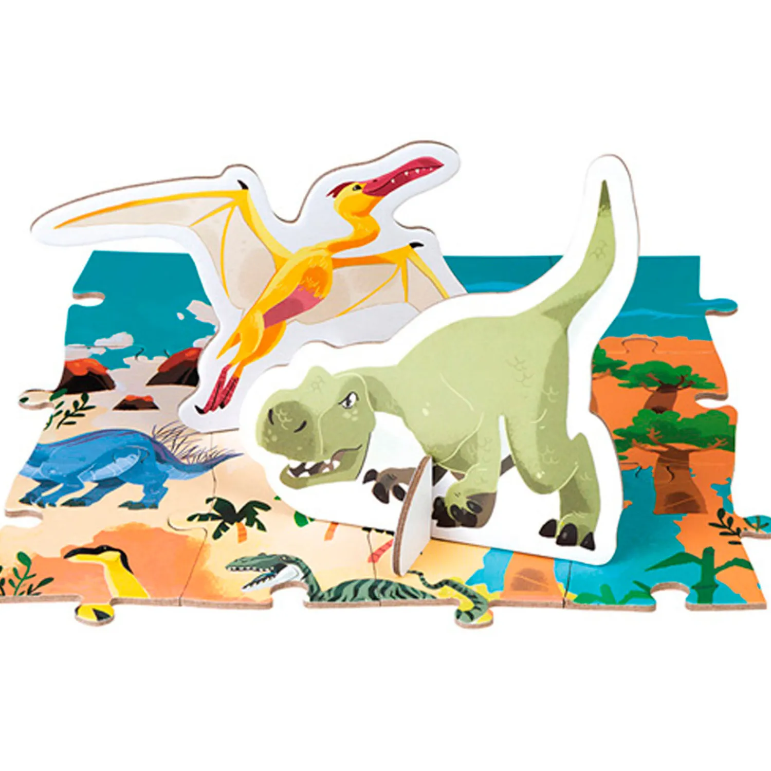 Janod Educatieve Puzzel - Dino's Online