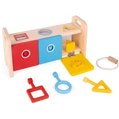 Janod Essential - Slotenbox met Vormensorteerder Outlet