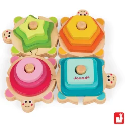 Janod I Wood Stapel Schildpadjes Discount