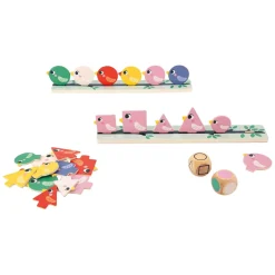 Janod Pedagogie - Houten Vogels Sorteren op Kleur, Grootte en Vorm Online