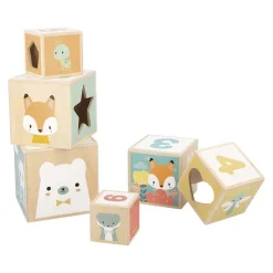 Pure - Houten Blokkentoren - 6dlg.-Janod Best