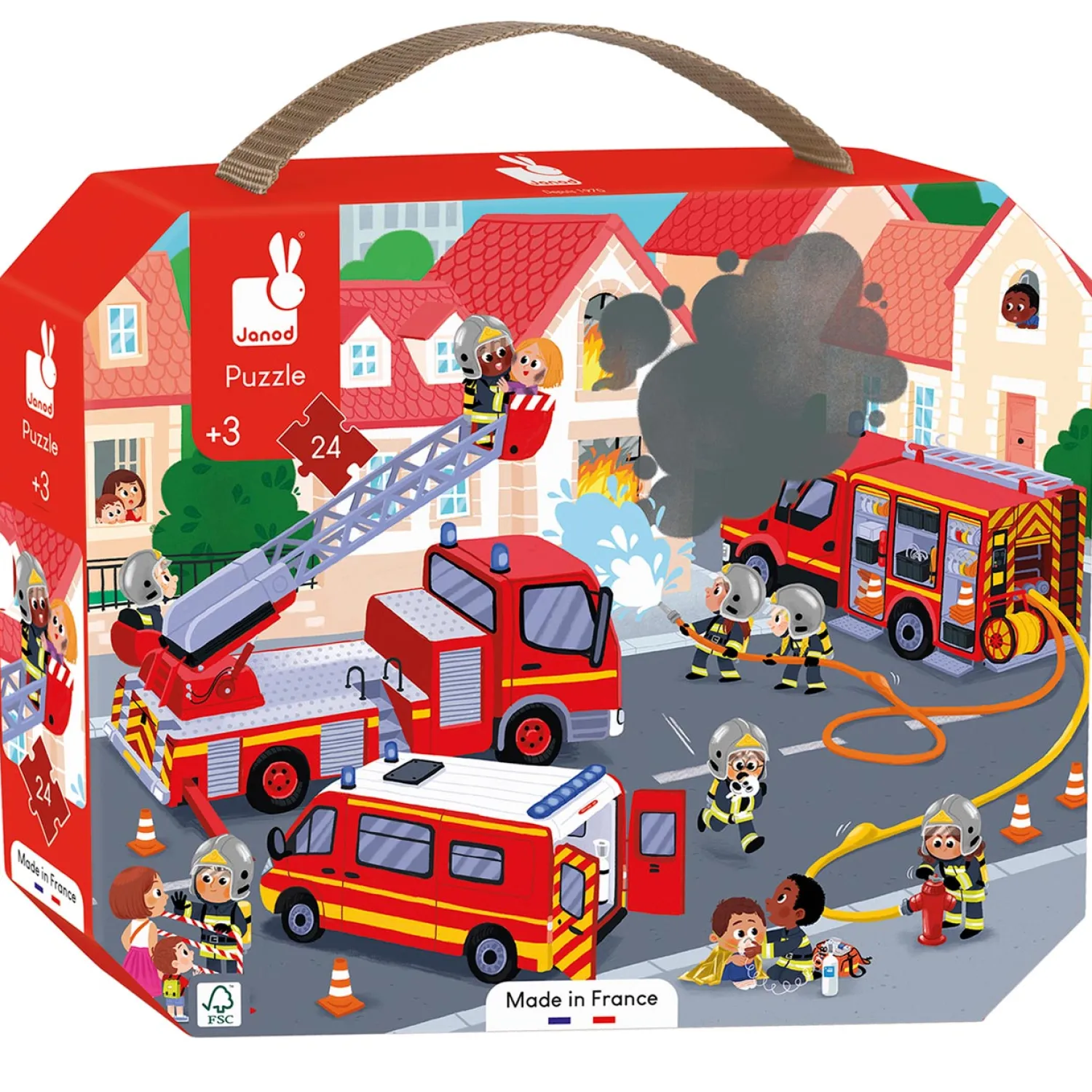 Puzzel - De Brandweer, 24st.-Janod