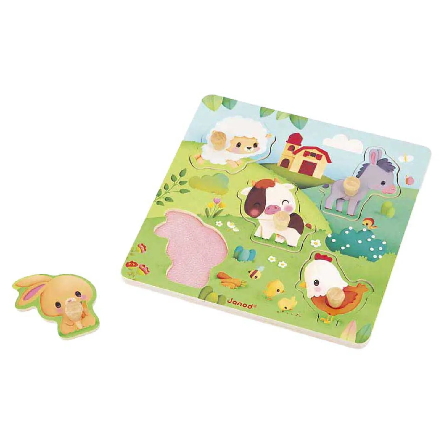 Puzzel - Houten Voelpuzzel boerderij>Janod Clearance