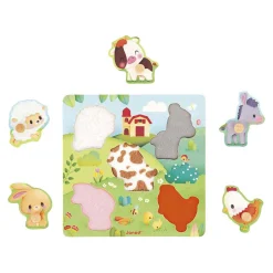 Puzzel - Houten Voelpuzzel boerderij><noscript><img width=