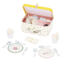 Janod Shiny Grandma - Houten Thee servies - 25dlg. New