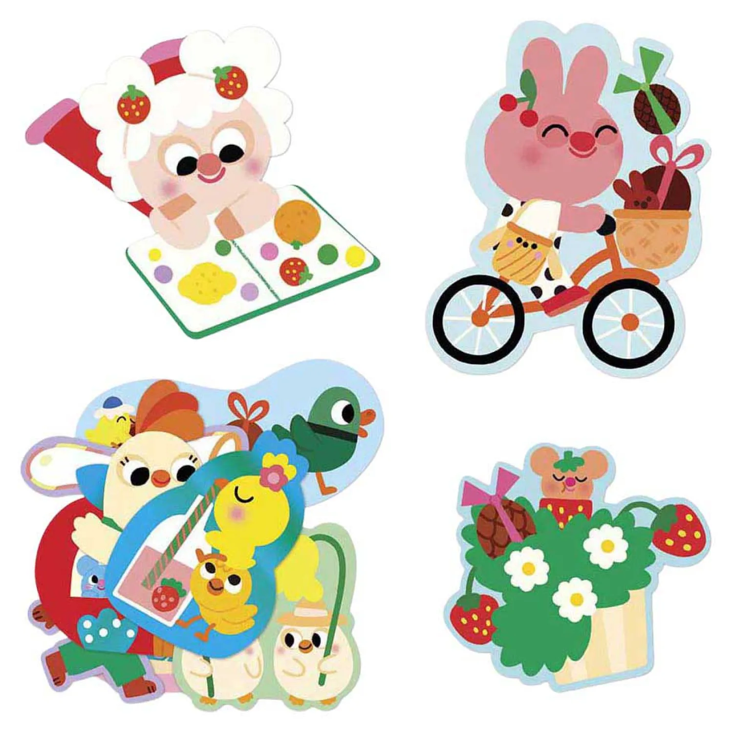 Stickers - 50 Grote Stickers Lente-Janod Clearance