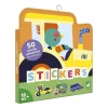 Stickers - 50 Grote Stickers Voertuigen-Janod Discount