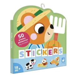 Stickers - 50 Grote Stickers Boerderijdieren>Janod Online
