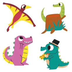 Janod Stickers - 100 Stickers Dino Discount