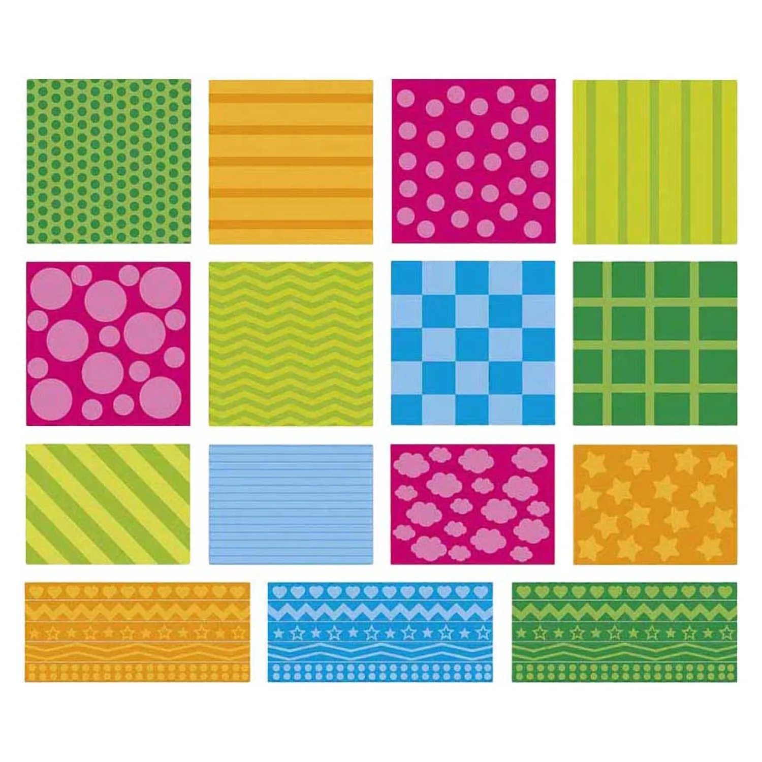 Stickers - Stickervel met 150 Stickers Geometrische Vormen-Janod