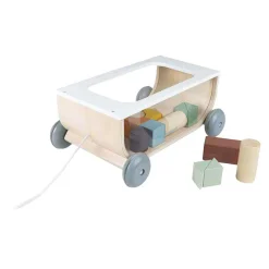 Sweet Cocoon - Houten Blokkenkar - 18dlg.-Janod Clearance