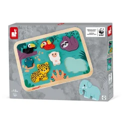 WWF - Chunky Hout Puzzel Jungle>Janod Sale