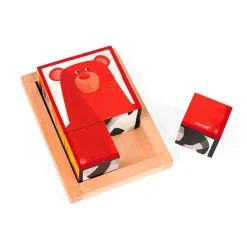 Zigolos Houten Blokpuzzel - Bosdieren-Janod Discount