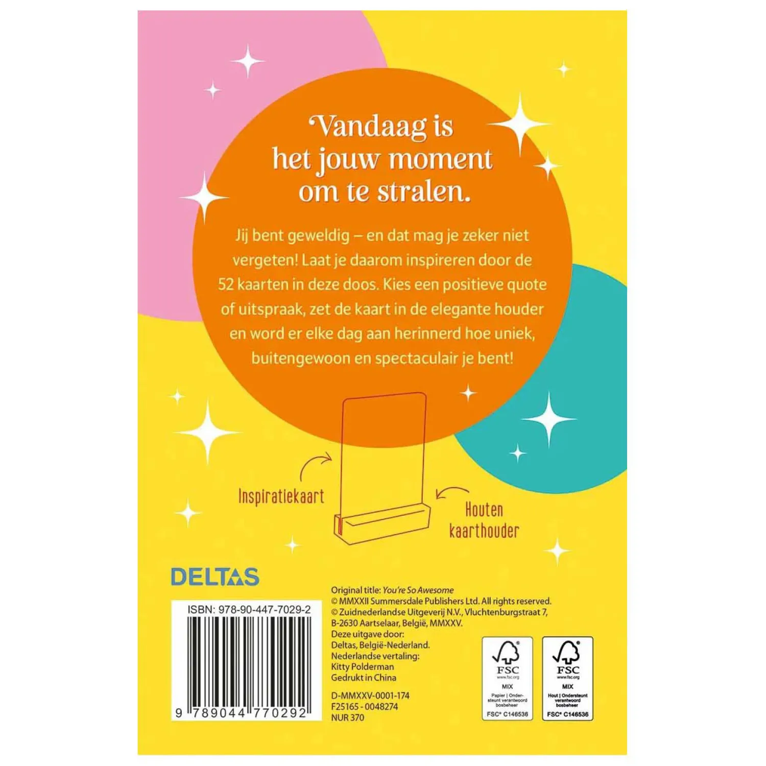 Jij Bent Geweldig! - 52 Inspiratiekaarten-Deltas Online