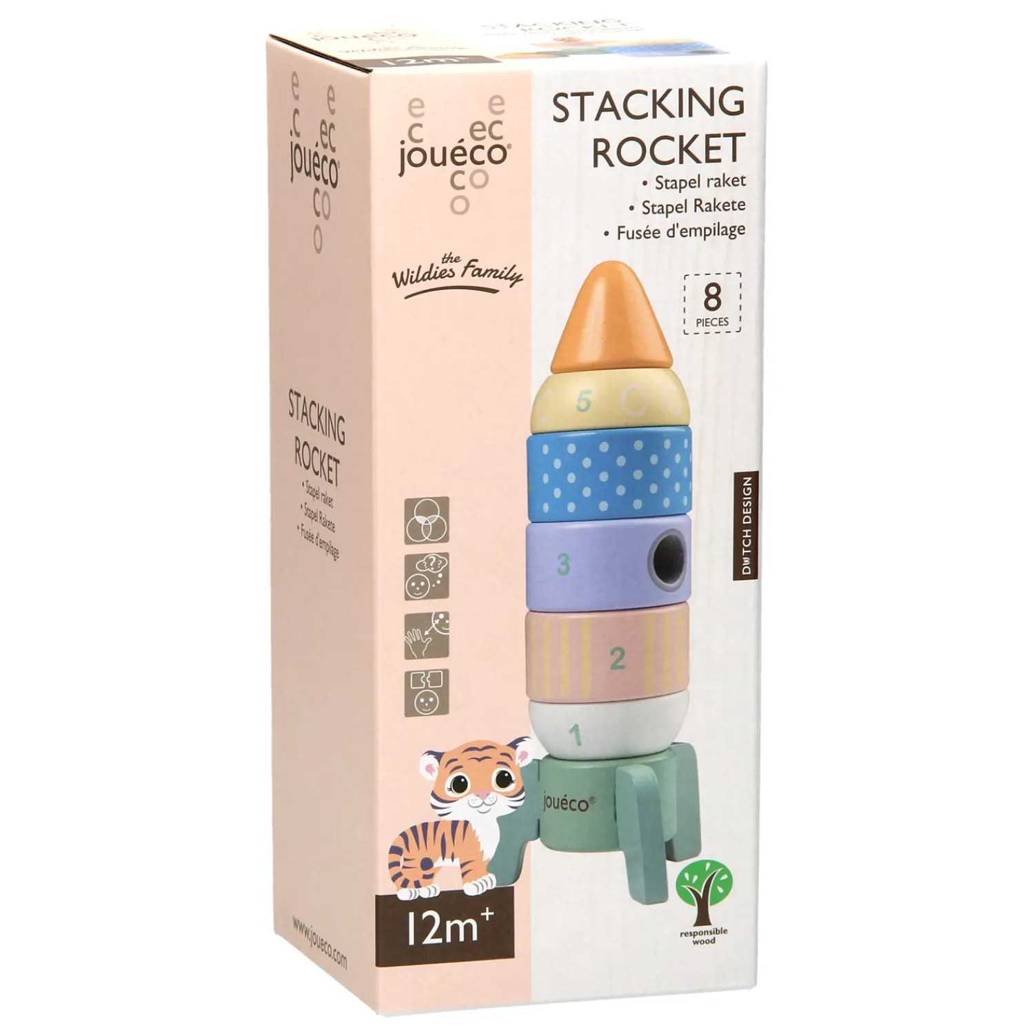 Houten Stapel Raket-Joueco Best