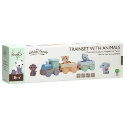 Houten Trein Wilde Dieren-Joueco Sale