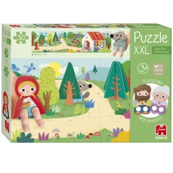 Jumbo Goula Legpuzzel XXL Roodkapje, 30st. Sale