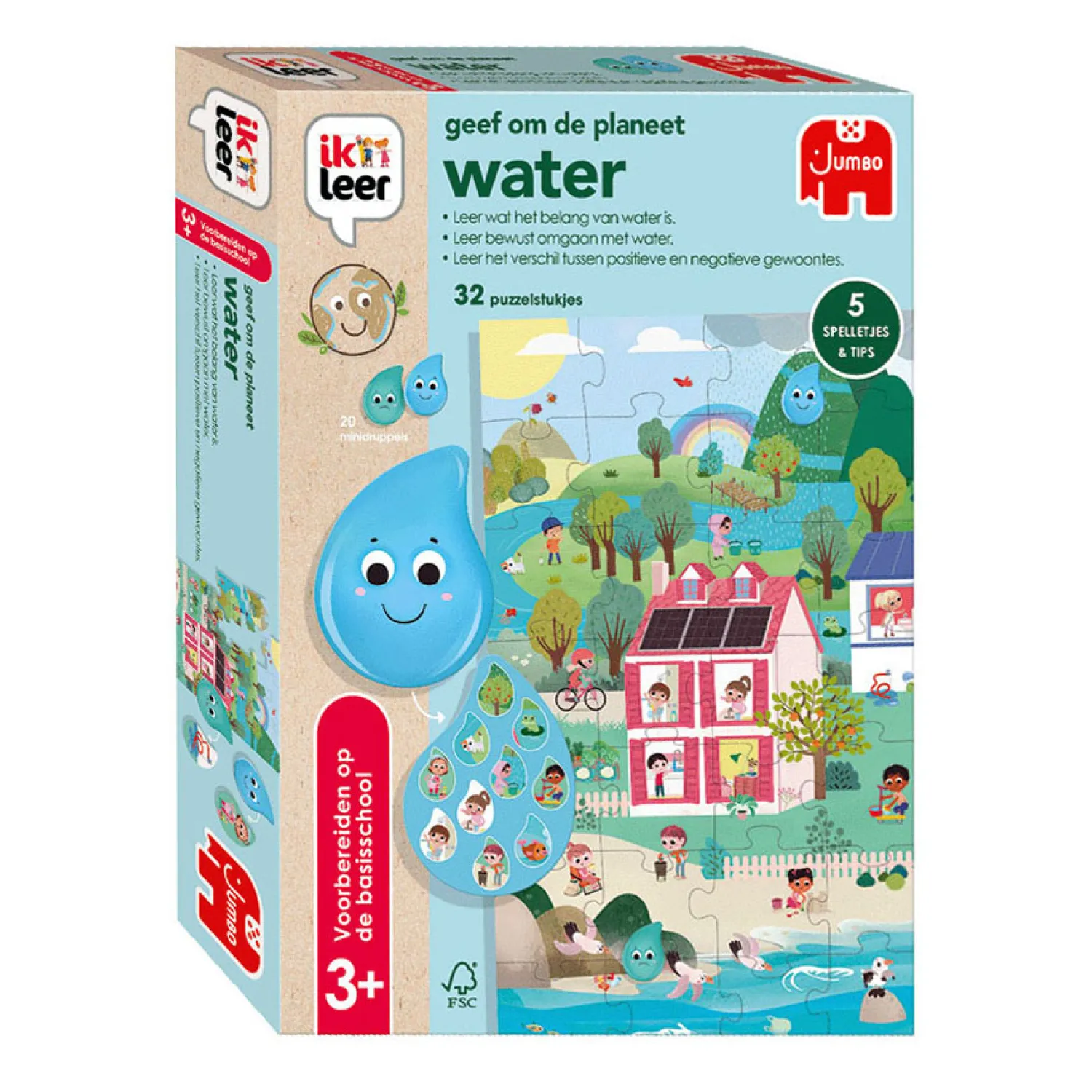 Jumbo Ik Leer - Geef Om De Planeet Water Educatief Spel Discount