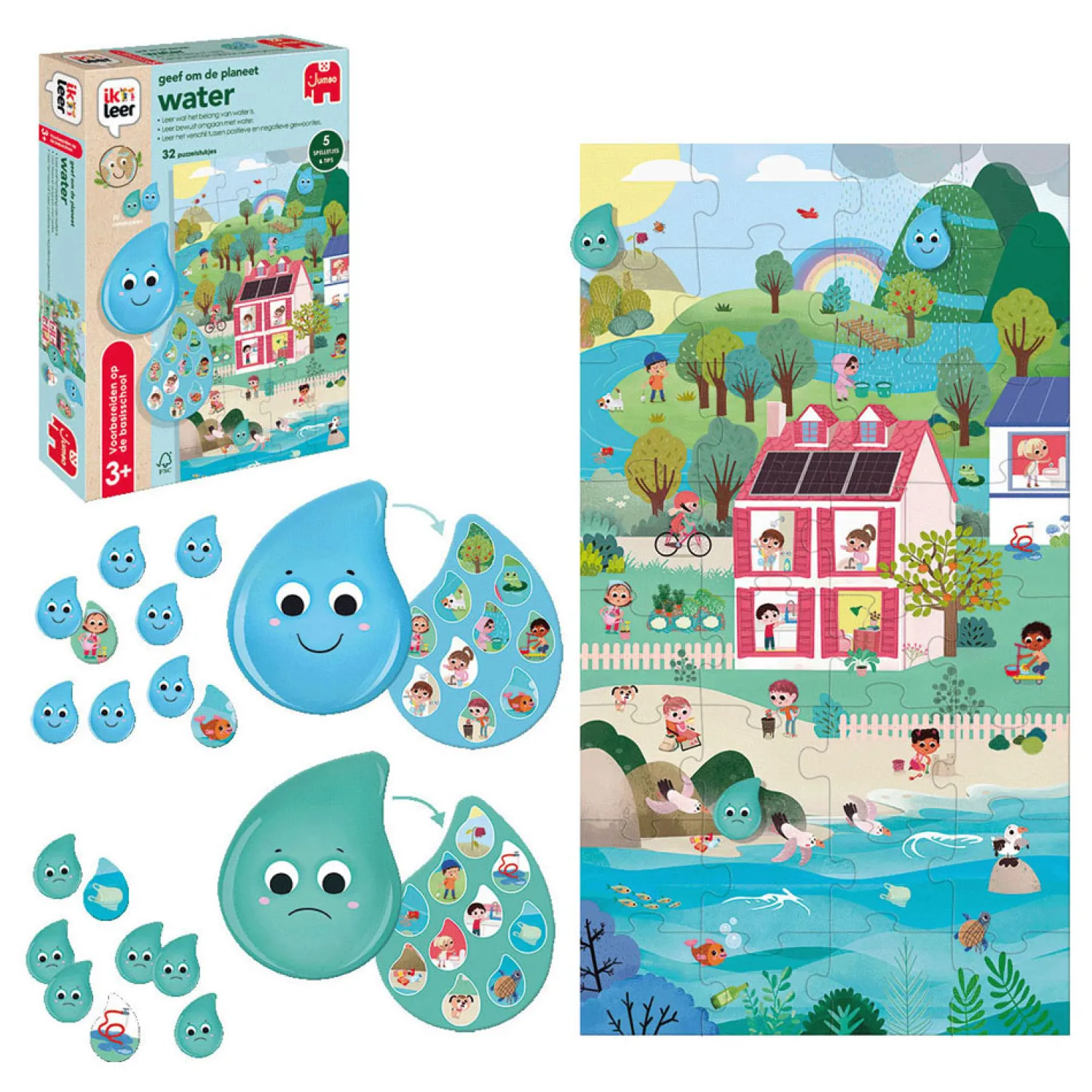 Jumbo Ik Leer - Geef Om De Planeet Water Educatief Spel Discount
