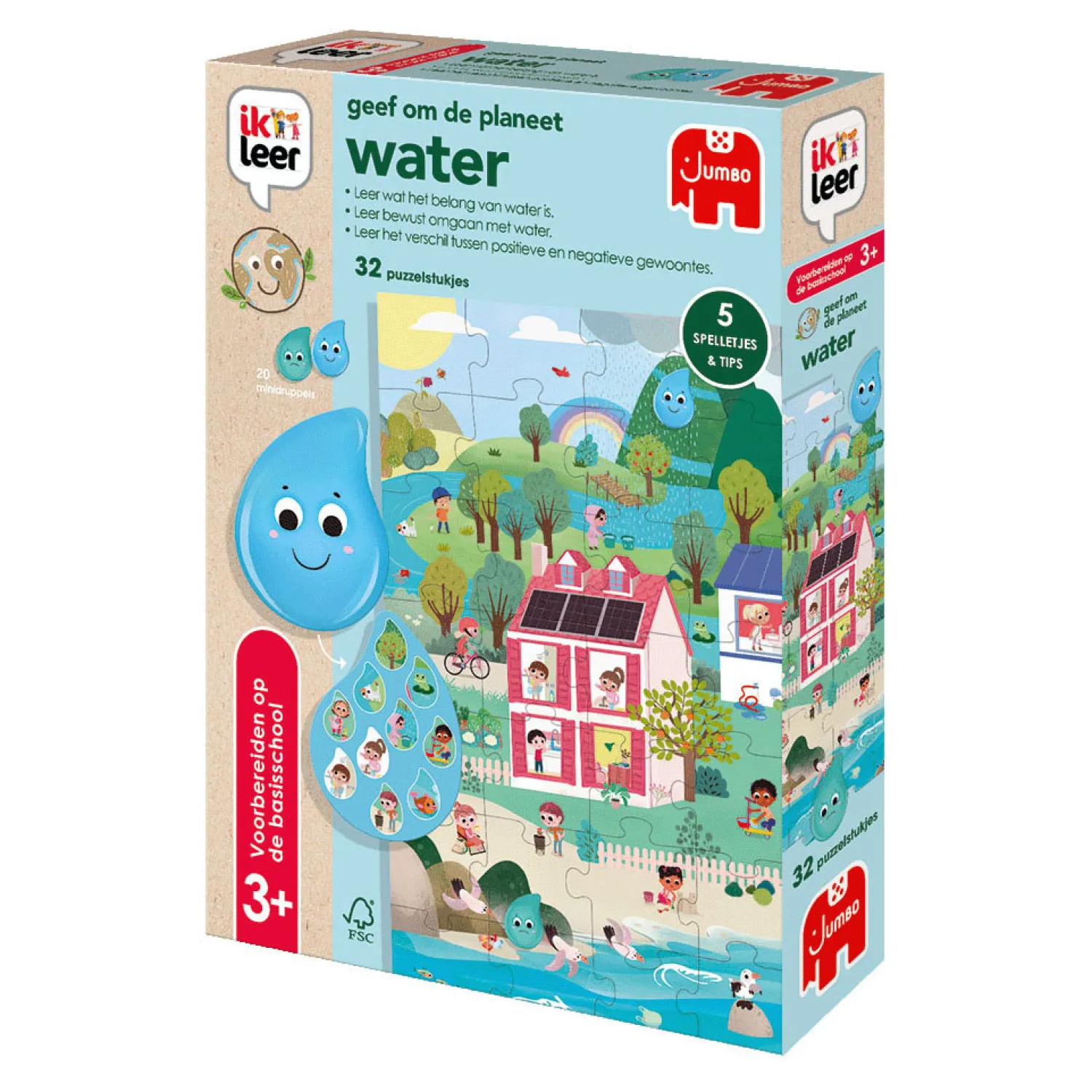 Jumbo Ik Leer - Geef Om De Planeet Water Educatief Spel Discount