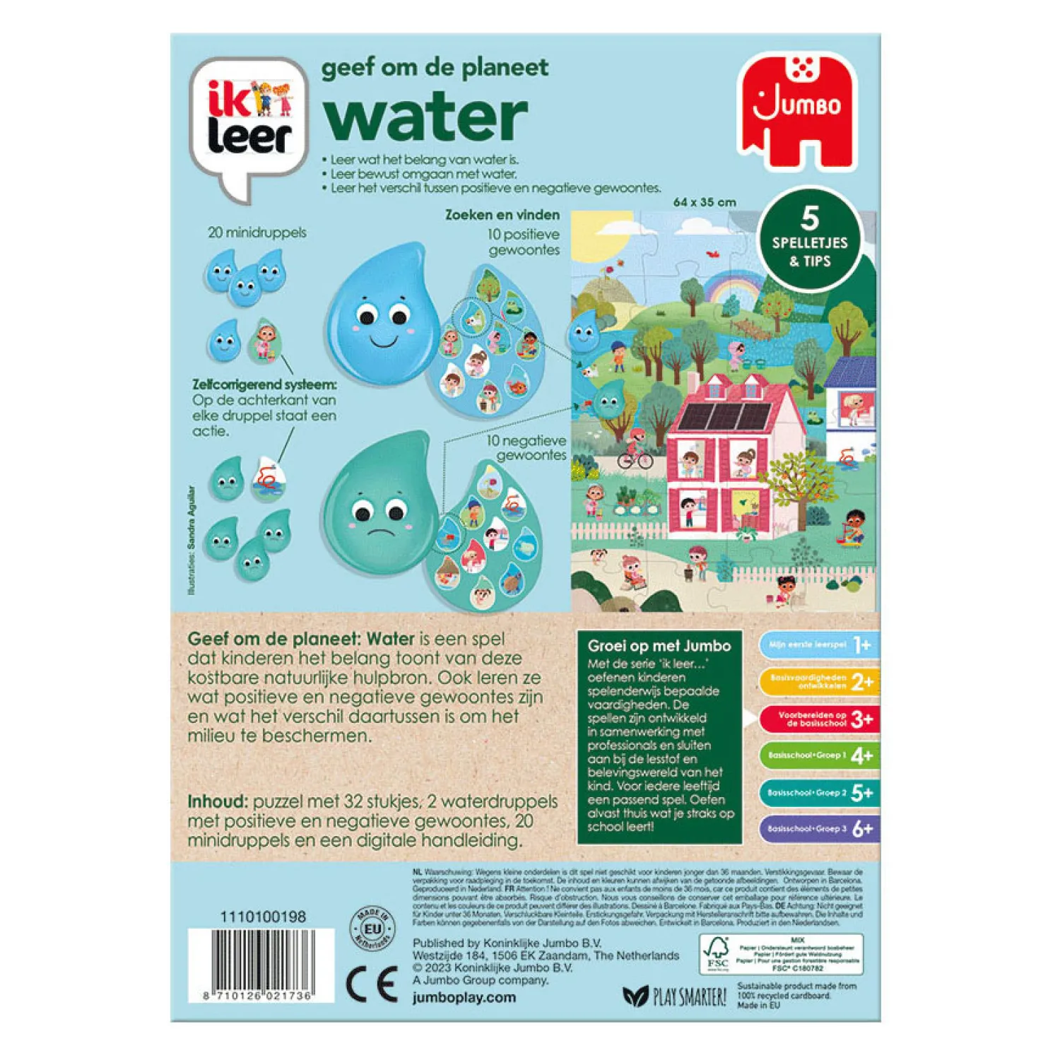 Jumbo Ik Leer - Geef Om De Planeet Water Educatief Spel Discount