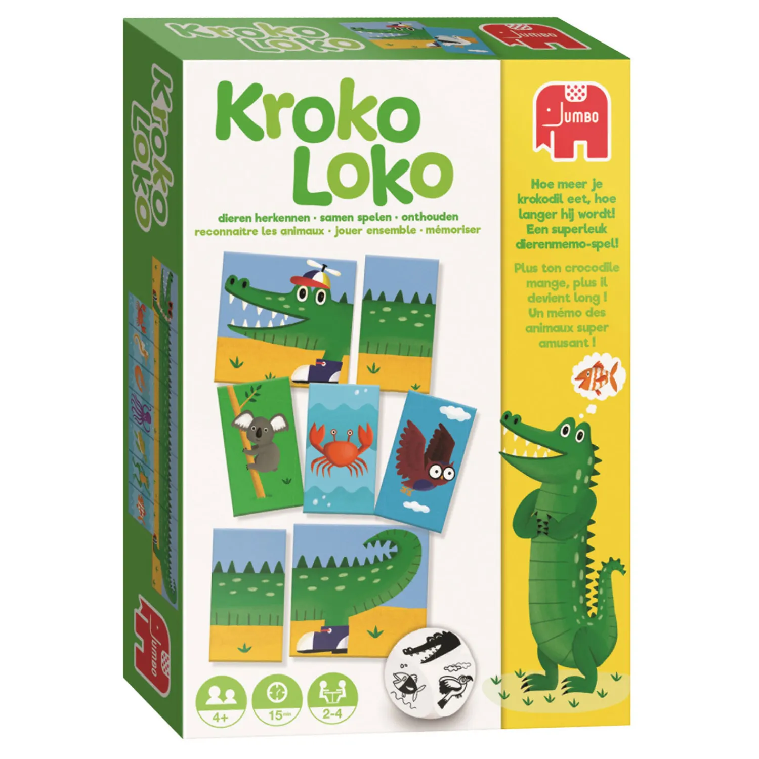 Jumbo Speelkwartier Kroko Loko Memospel Best