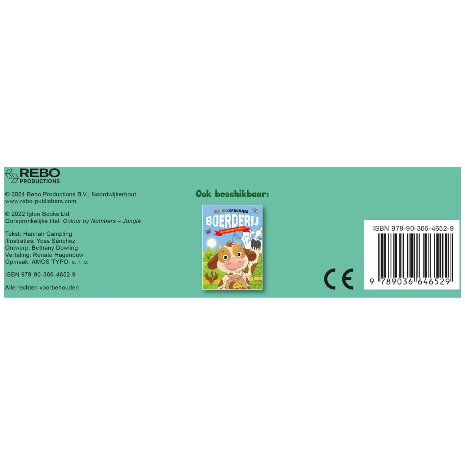 Jungle - Kleuren op Nummer>Rebo Publishers Best