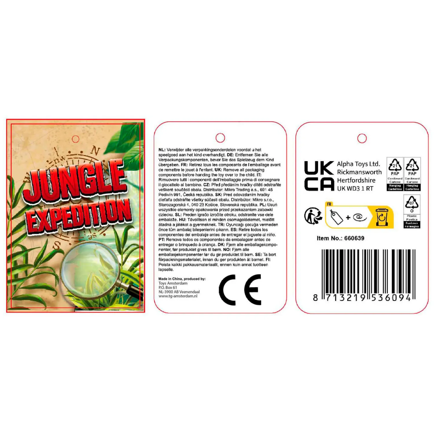 Jungle Expedition Baardagaam Knuffel Pluche, 45cm- Online