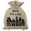 Folat BV Jute Cadeauzakje - Welkom Sint & Piet New